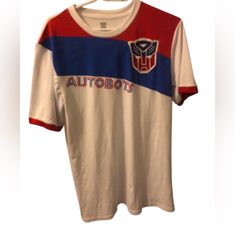Transformers Bumblebee Autobots soccer-style jersey Loot Wear Crate exclusive L